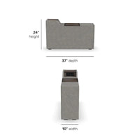 Flex Module étroit pour sectionnel Flex par Flexsteel - 10 x 24 x 37
