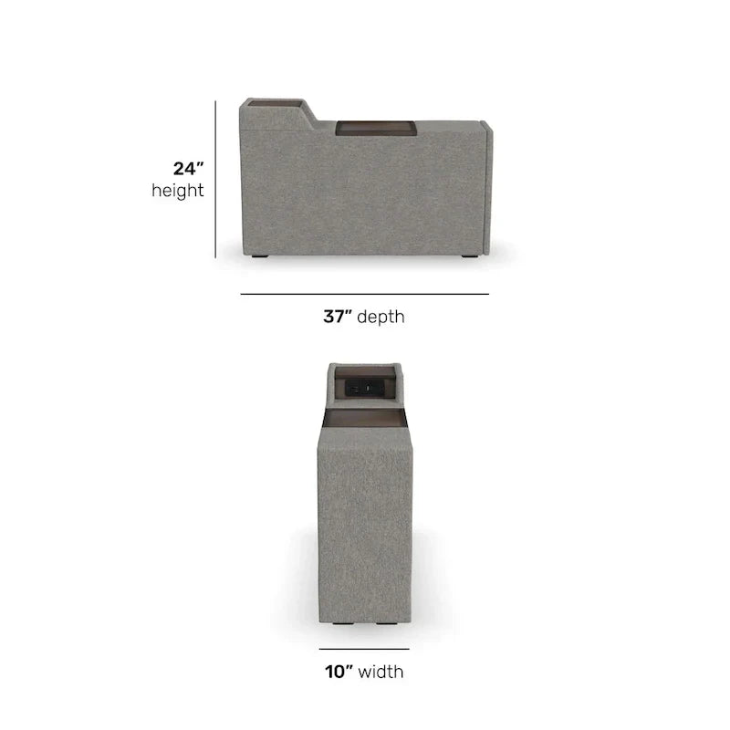 Flex Module étroit pour sectionnel Flex par Flexsteel - 10 x 24 x 37