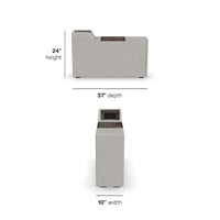 Flex Module étroit pour sectionnel Flex par Flexsteel - 10 x 24 x 37