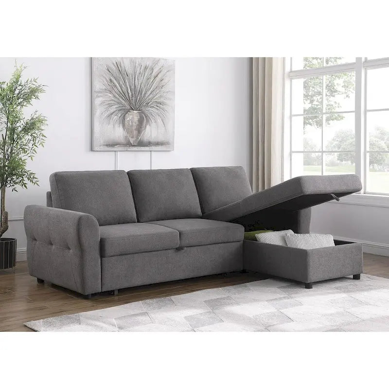 Canapé Sectionnel Convertible Kenna avec Rangement