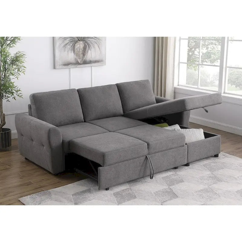 Canapé Sectionnel Convertible Kenna avec Rangement