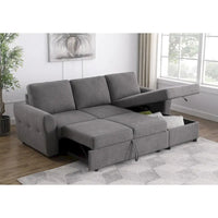 Canapé Sectionnel Convertible Kenna avec Rangement