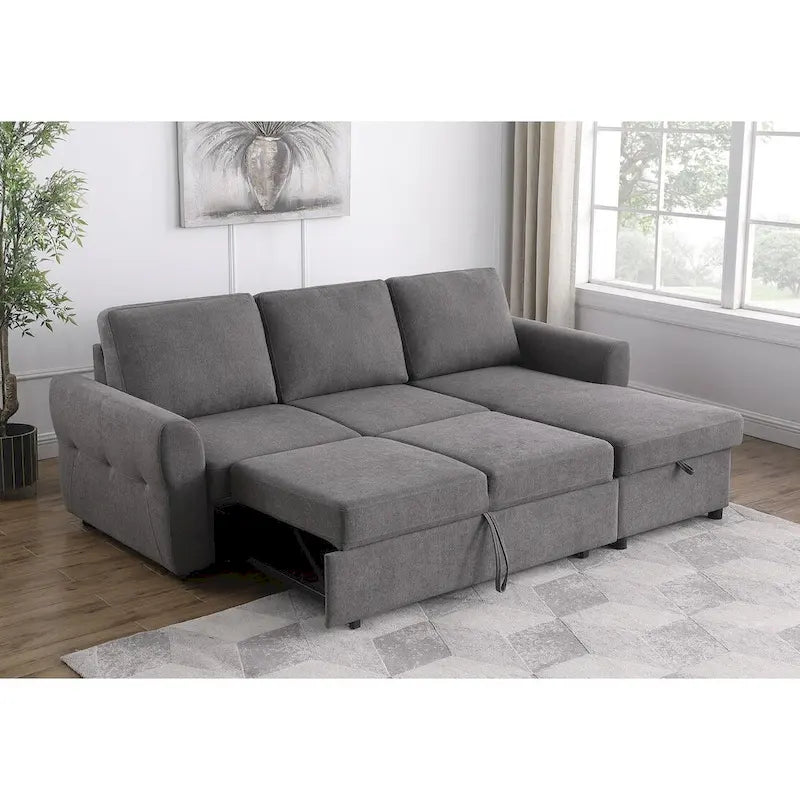 Canapé Sectionnel Convertible Kenna avec Rangement