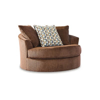 Signature Design by Ashley Fauteuil d'appoint pivotant surdimensionné Laylabrook – 56 L x 55 P x 35 H