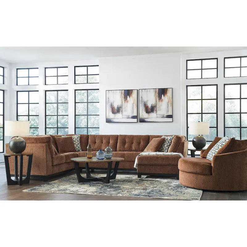 Signature Design by Ashley Fauteuil d'appoint pivotant surdimensionné Laylabrook – 56 L x 55 P x 35 H