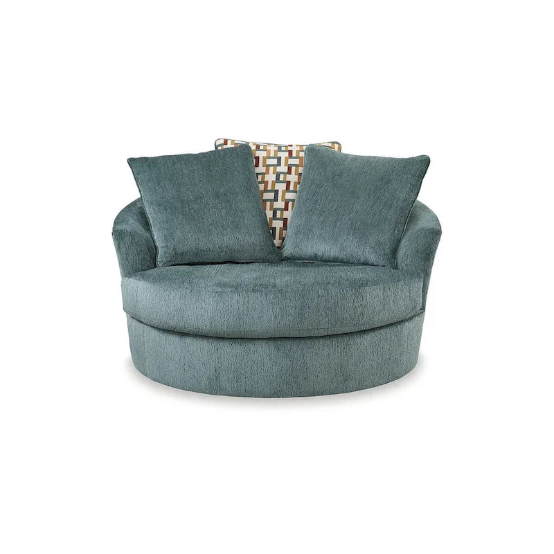 Signature Design by Ashley Fauteuil d'appoint pivotant surdimensionné Laylabrook – 56 L x 55 P x 35 H