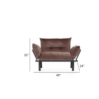 Causeuse futon Sona, cadre pliable