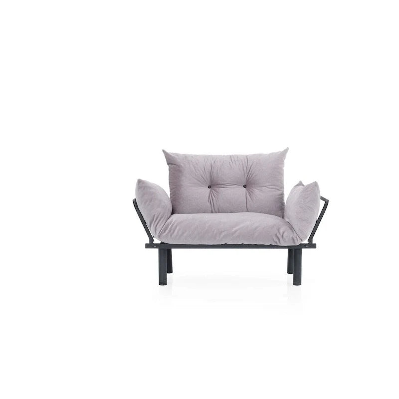 Causeuse futon Sona, cadre pliable