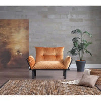 Causeuse futon Sona, cadre pliable
