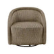 Fauteuil d'appoint pivotant en tissu Margareth