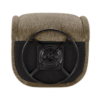 Fauteuil d'appoint pivotant en tissu Margareth