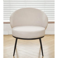 Fauteuil d'appoint de salon en velours, style milieu de siècle