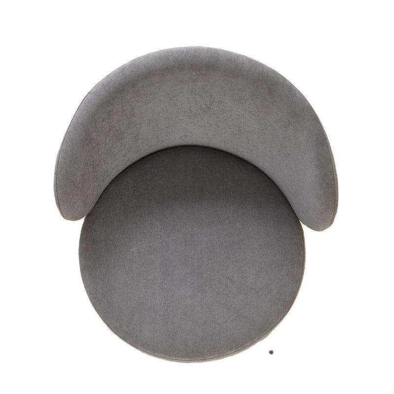 Fauteuil d'appoint de salon en velours, style milieu de siècle