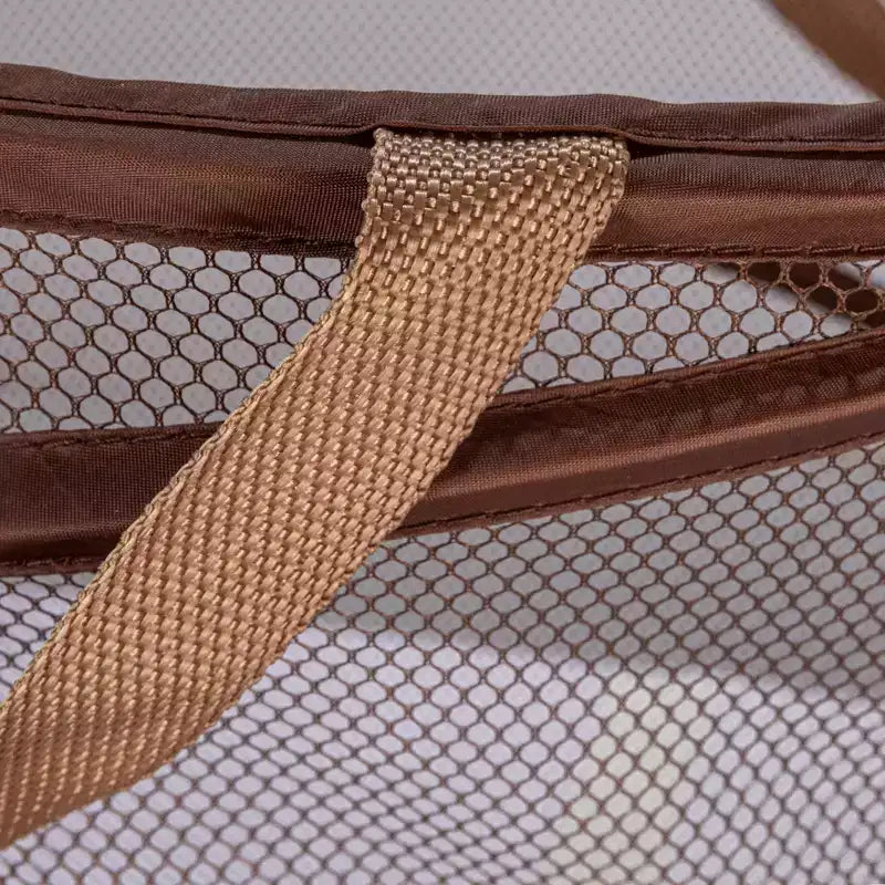 Panier à linge escamotable en maille, cadre en acier à ressort, doublure en maille pour circulation d'air, grande capacité, installation facile, rangement compact