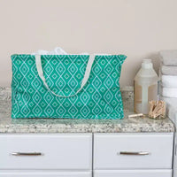 Sac fourre-tout utilitaire en toile avec poignées, sac cabas rectangulaire Krush, doublure en vinyle résistante à l'eau, grande capacité, durable et polyvalent