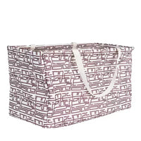 Sac fourre-tout utilitaire en toile avec poignées, sac cabas rectangulaire Krush, doublure en vinyle résistante à l'eau, grande capacité, durable et polyvalent
