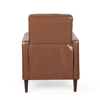 Fauteuil inclinable moderne mid-century en tissu avec pieds en bouleau par Christopher Knight Home