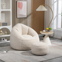 Fauteuil poire lit avec repose-pieds