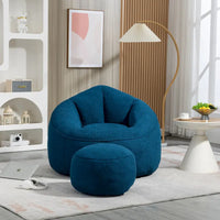 Fauteuil poire lit avec repose-pieds