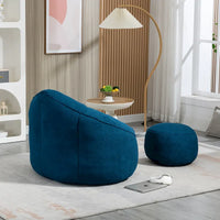 Fauteuil poire lit avec repose-pieds