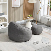 Fauteuil poire lit avec repose-pieds