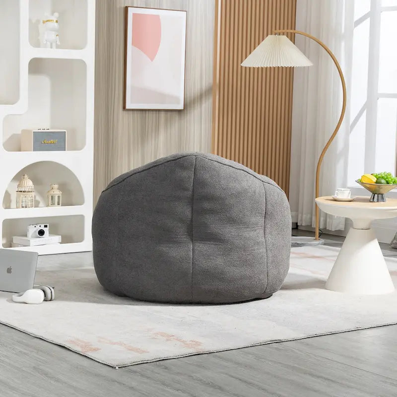 Fauteuil poire lit avec repose-pieds