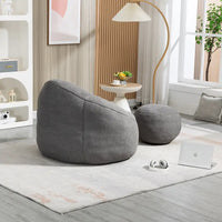 Fauteuil poire lit avec repose-pieds