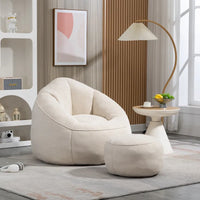 Fauteuil poire lit avec repose-pieds