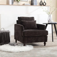 Fauteuil en bois, Chaise longue d'appoint moderne pour salon