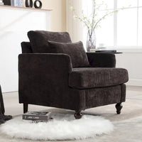 Fauteuil en bois, Chaise longue d'appoint moderne pour salon