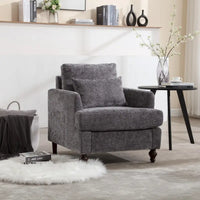 Fauteuil en bois, Chaise longue d'appoint moderne pour salon