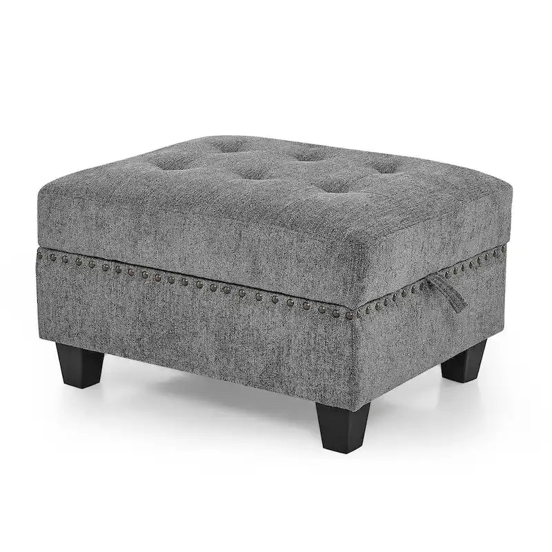 Canapé sectionnel modulable à combinaison DIY, gris