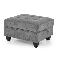 Canapé sectionnel modulable à combinaison DIY, gris