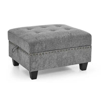 Canapé sectionnel modulable à combinaison DIY, gris