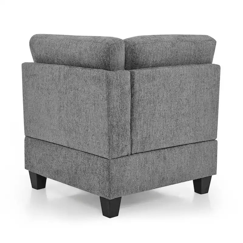 Canapé sectionnel modulable à combinaison DIY, gris