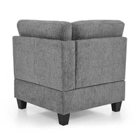 Canapé sectionnel modulable à combinaison DIY, gris