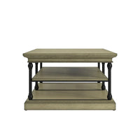 Table basse Barnstone Cornice Rectangle avec étagère de rangement par iNSPIRE Q Artisan