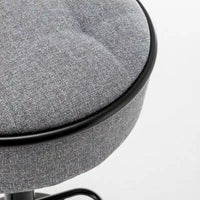 Lot de 2 tabourets de bar ronds de rangement, tabouret de bar réglable en hauteur en similicuir, tabouret pivotant à 360°, chaise de bar sans accoudoirs