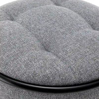 Lot de 2 tabourets de bar ronds de rangement, tabouret de bar réglable en hauteur en similicuir, tabouret pivotant à 360°, chaise de bar sans accoudoirs