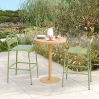 Tabourets de Bar d'Extérieur Modernes en Fer Christopher Knight Home Nathan (Lot de 2)
