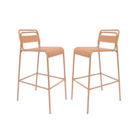 Tabourets de Bar d'Extérieur Modernes en Fer Christopher Knight Home Nathan (Lot de 2)