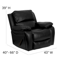 Fauteuil Inclinable à Bascule en LeatherSoft