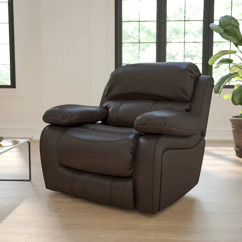 Fauteuil Inclinable à Bascule en LeatherSoft