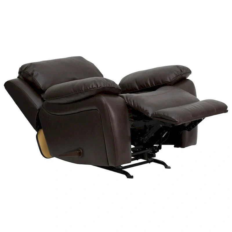 Fauteuil Inclinable à Bascule en LeatherSoft