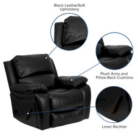 Fauteuil Inclinable à Bascule en LeatherSoft
