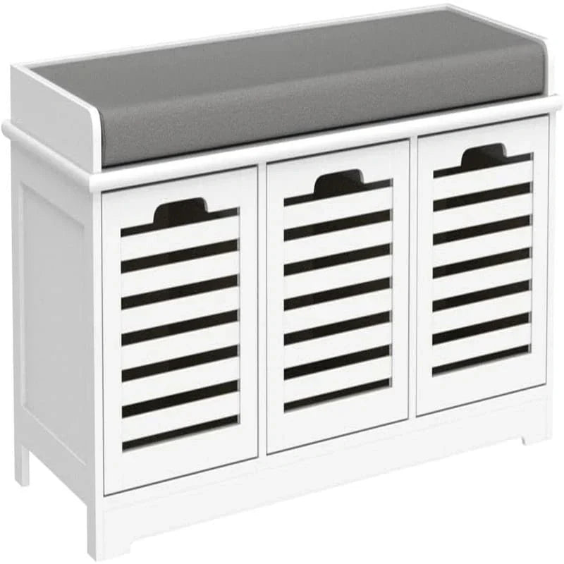 Banc de rangement avec 3 tiroirs - 13.78D x 41.34W x 16.93H