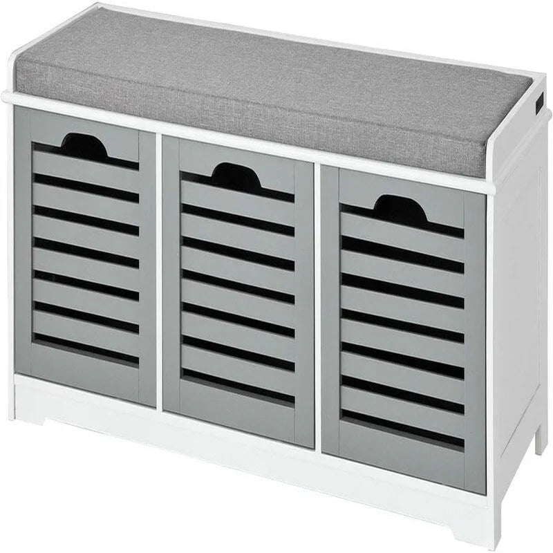 Banc de rangement avec 3 tiroirs - 13.78D x 41.34W x 16.93H