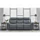 Canapé inclinable électrique Signature Design by Ashley Mindanao Steel - 89 larg. x 42 prof. x 43 haut.