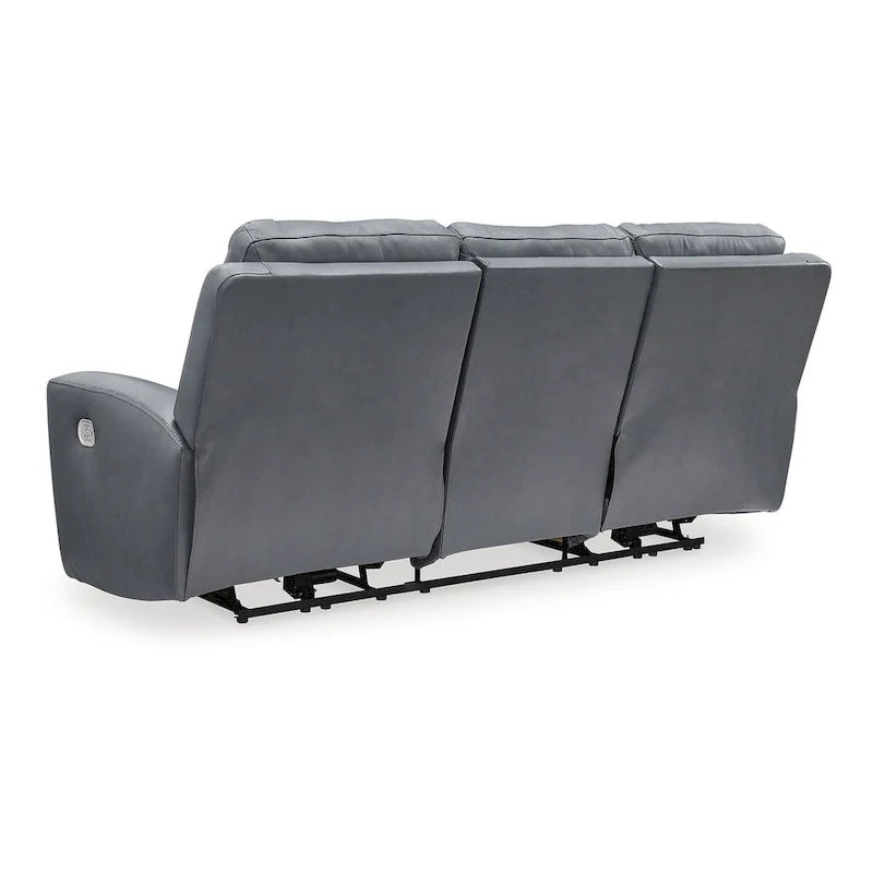 Canapé inclinable électrique Signature Design by Ashley Mindanao Steel - 89 larg. x 42 prof. x 43 haut.