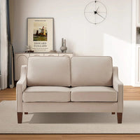 Causeuse 2 places en velours moderne pour salon